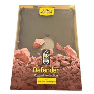 OtterBox Defender Series Rugged Protection iPad Case for 5th and 6th Generation